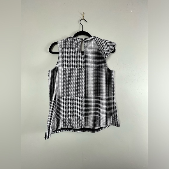 Dolan By Anthropologie Black and White Checker Top Size Small 1024 - Picture 2 of 4